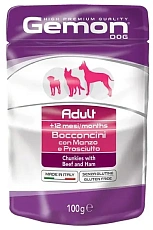 Gemon Пауч Dog Adult (Говядина, ветчина)