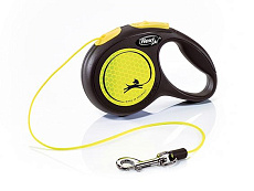 Поводок-рулетка "Flexi", "Neon" тросовый