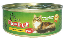 Clan Family Паштет из индейки для кошек