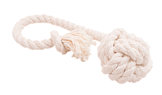 Doglike "Dental Knot" Мяч канатный, белый