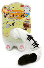 Игрушка "Чей хвост" в виде белого тигра