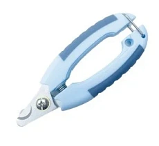 PetStar Когтерез секатор с фиксатором, синий