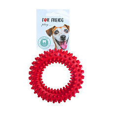 For Friends Игрушка резиновая Кольцо с шипами с ароматом ванили