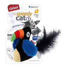GiGwi Игрушка для кошек Тукан, 9 см