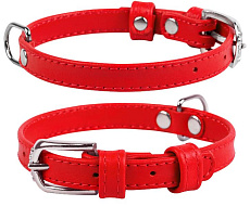 Collar Ошейник "Waudog" (Glamour), красный