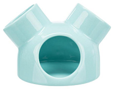 Домик "Trixie" с тремя входами, бирюзовый