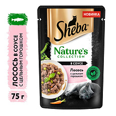 Sheba Nature's Collection (Лосось и горох в соусе)