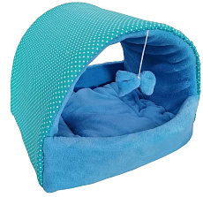 Happy Friends Лежанка Эстрада Симфония-голубая