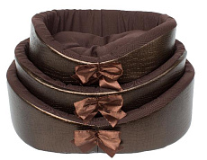 ДиАнКари Лежанка "Турецкий хлопок" (Коричневый)