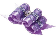 Бантик (пара) тройной "Ностальжи", 5 см х 2 см