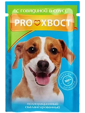 Proхвост Пауч для собак (Говядина в соусе)