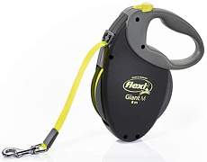 Поводок-рулетка "Flexi" "Giant Neón" (M) лента 8 м