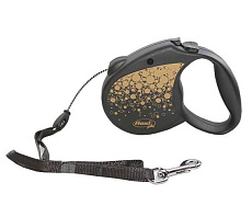 Рулетка Flexi Standart Пузыри, черная