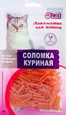 O'cat Лакомства для котов Соломка куриная