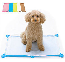 Силиконовый коврик-лоток с бортиком для пелёнок (широкий)