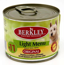 Berkley для собак №11 (Индейка, ягненок и яблоки)