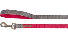 CAMON Поводок двухцветный, розовый/серый