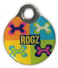 Адресник Rogz ID Tag Metal Pop Art Navy
