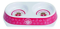 CAMON Миска из меламина двойная с мишкой TRUDI