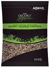 Aquael Естественный разноцветный гравий, 10 кг