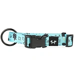 United Pets Ошейник Complete me Writing, голубой с рисунком