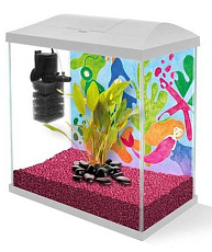 Aquael Аквариум Leddy Mini, белый