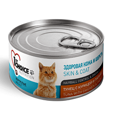 1ST CHOICE Тунец с курицей и папайей