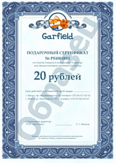 Подарочный сертификат на 20 рублей