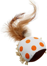Игрушка с кошачьей мятой в виде пятнистого шарика