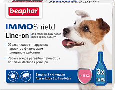 Beaphar Капли IMMO Shield Line-on для мелких пород