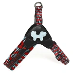 United Pets Шлейка Complete me, красная зебра