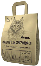 Mypets Наполнитель комкующийся Nature 