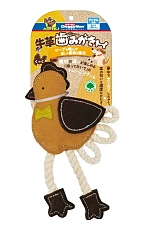 Суперкожаная игрушка в виде цыплёнка для мелких пород и мини