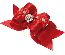 Бантик (пара) тройной объёмный, 5х2 см