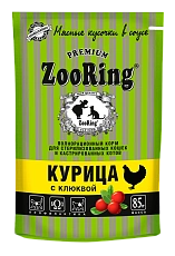 ZooRing Кусочки в соусе Курица с клюквой для стерилизованных кошек