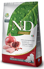 Farmina N&D Prime GF Puppy Medium & Maxi (Курица и гранат)