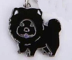 ДиАнКари Подвеска породы Чау-Чау (черный)