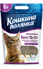 Кошкина Полянка Комкующийся наполнитель Bent-O2-Sil