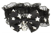 Ошейник-Чокер для стильного модника, черный (2S)