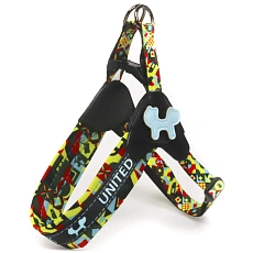United Pets Шлейка Complete me, разноцветный рисунок