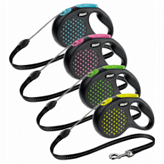 Поводок-рулетка "Flexi" "Design" (M) трос 5 м