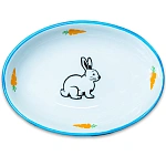 Mr.Kranch Миска для грызунов Зайчик, голубая