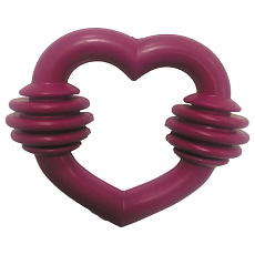 Игрушка "Выгодно" для собак дентологическая "Сердце" 8 см