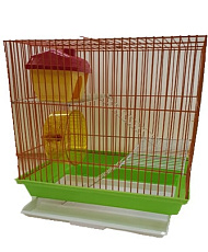 Зоомарк Клетка для грызунов 2-х этажная (с наружным поддоном)