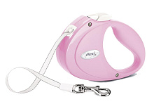 Рулетка Flexi Puppy, лента 2 м, розовая