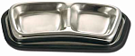Triol 1080-DCB01 Миска металлическая двойная