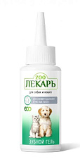 ЭКО ZООЛЕКАРЬ Гель зубной для кошек и собак, 80 мл