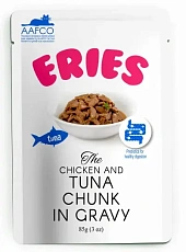 Eries Кусочки тунца и курицы в подливе