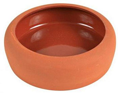 Миска "Trixie" керамическая, коричневая, 125 мл