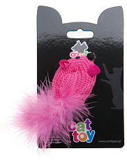 COMFY MINI Мышь розовая вязанная, 6 см